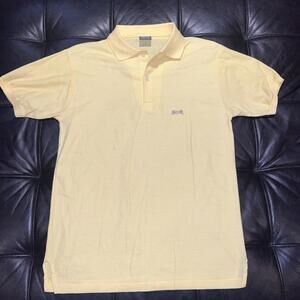 Vintage Le Tigre Yellow Polo Men’s M Made In USA
